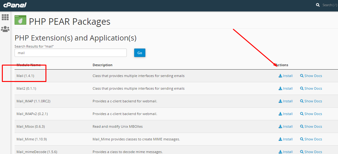 login control panel to Open file manager 